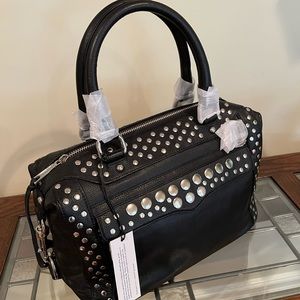 Rebecca Minkoff black leather handbag